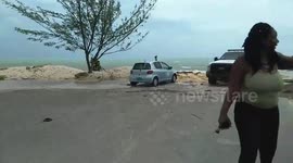 Anamometer wind meter kitesurfing Nassau Bahamas hurricane Irma