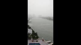 Hurricane Irma Miami Beach Storm Surge (Portrait)