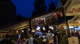 When Playing Guitar Outside in Riga