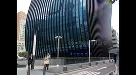 South Korea. Corea del Sur. Seúl. Seoul III. GT Tower. Vistas rascacielos skyline desde abajo barrio Gangnam. 2015 (4)