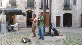 Barcelona buskers