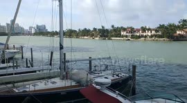 Miami Beach post Irma Boat Slips (Landscape)
