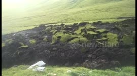 Melting permafrost flows like lava through Tibetan Plateau