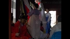 South Korea. Corea del Sur. Seúl. Seoul. Inwangsan Shamanist ritual in temple (2). 2015