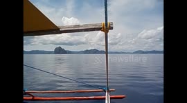 Philippines. Palawan. Filipinas. Bacuit archipelago. El Nido (2) General view islands and islets. 2015