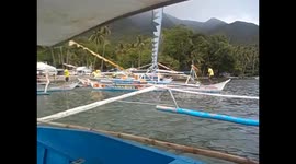 Philippines. Palawan. Sabang. Subterranean river. Río subterráneo (1) Departing from port. 2015