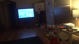 2 year old boy knows NFL football teams