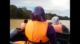 Malaysia. Borneo. Sukau & Sungai Kinabatangan. 2015 (1) River and jungle views from boat