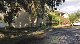 Some of the aftermath of Hurricane Irma in St. Cloud, Florida