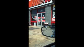 Sent son in for blinker fluid prank!