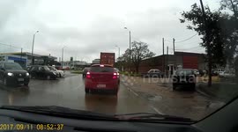 Accident Car and Motorcycle
