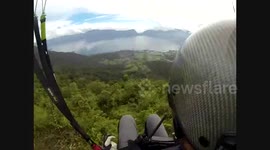 Paragliding Take Off and Landing at Lawang Top Agam