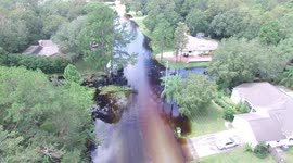 Hurricane Irma - Anclote River Flooding - New Port Richey, Florida - Video 1 of 7