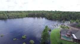 Hurricane Irma - Anclote River Flooding - New Port Richey, Florida - Video 4 of 7
