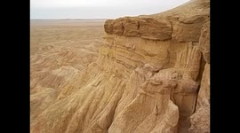 Mongolia. Gobi desert tour. Day 5 (7) Desert and cliff, gorge views. 2015