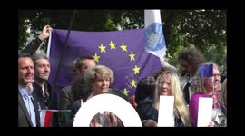 Photocall: Mass lobby for rights of EU citizens in the UK & British citizens in the EU in London
