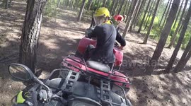 Crashed Into My Friend's ATV/QUAD