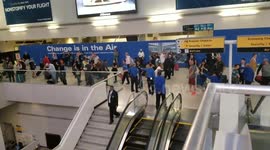 Newark Airport Bomb Threat 09.13.2017 Terminal C mid level