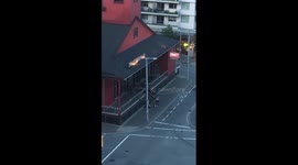 Street fight in Vancouver (Olympic Village)