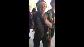 Festival dancing