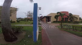 Hurricane Irma hotel destruction in Cuba