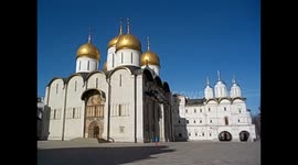 Russia. Kremlin inside. Moscow. Mains square and churches. 2015