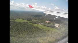 Sri Lanka. Colombo. Views from the plane landing at the airport. 2015