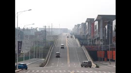 Bizarre overpass in China looks like a water slide