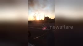 Newsflare Edit - CAR EXPLODED IN FLAMES