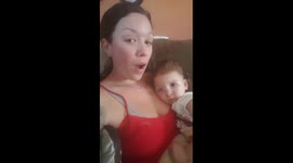 Baby STILL cries when mom sings