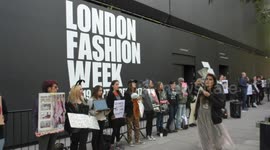 The BIG London Fashion Week Anti-Fur Protest