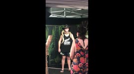 Python finds its place on man's throat