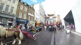 Lots Of Horses On The Streets In Central London