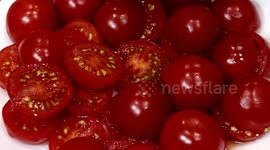 Genius hack shows you how to slice cherry tomatoes in seconds