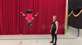 World's strongest little girl age 9