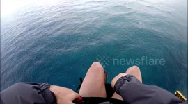 Lucky escape for pilot after paramotor engine fail in Hawaii