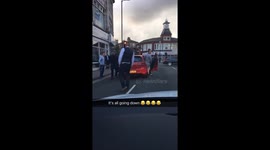 Road rage in Doncaster after St Leger Stake horserace