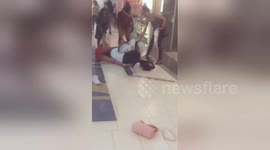 Newsflare Edit - BIG FIGHT AT SHOPPING MALL!!!