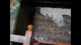 Tibet. Lhasa III. (2) Jokhang temple. Buddhist murals inside 2015