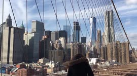 Brooklyn Bridge winter walk