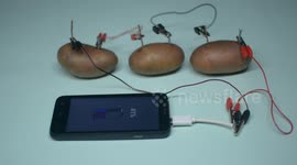 Mobile charging with a potato