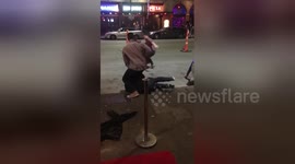 Newsflare Edit - Brawl outside lit lounge in Austin