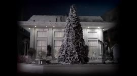 Turkish republic of Northern Cyprus. Kyrenia. Girne. Nevando. Fake Snowing. 2015