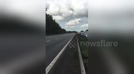 Newsflare Edit - M1 traffic jam