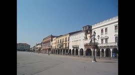 Italy. Italia. Padua. Padova. Prato della Valle. Squeare and fountain. 2015