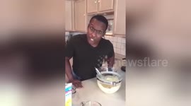 Newsflare Edit - Not the way to make cornbread!!!