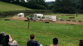 Caravan Carnage at banger racing a MUST watch video as so funny.