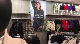 Pigeon wreaks havoc in Oxford Street Marks & Spencer shop
