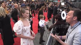 Margot Robbie among stars at Goodbye Christopher Robin premiere