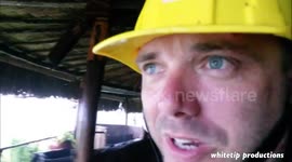 Start of Cyclone Winston. Qamea Island. Fiji 2016